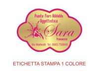 Etichette adesive per fioristi, fiorai e vivaisti (mm 44x30)  (cod.25G)